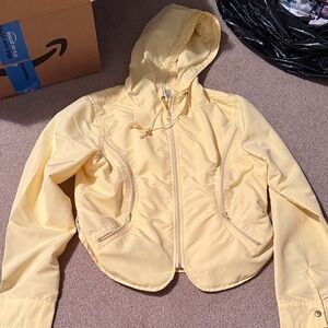 Women's Yellow Hooded Jacket
